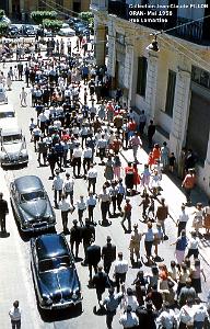ORAN MAI 58-ORAN PAVOISE RUE-LAMARTINE-RETOUR-MANIF
